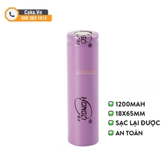 Pin Lithium 18650 1200mAh - Pin 3.7V Cho Quạt Mini, Đèn LED, DIY