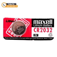 Pin Maxell CR2032 lithium 3V pin cúc áo