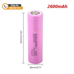 Pin Sạc Samsung INR18650 26F 2600mAh Lithium-ion