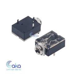 Jack Audio 3.5mm Stereo 3 Pin Gắn PCB/Panel Có Đai Ốc PJ-324M