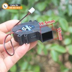 Quạt ly tâm không chổi than Turbo 12V 5015 2.88W