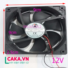 Quạt tản nhiệt 12V 90x90x25mm