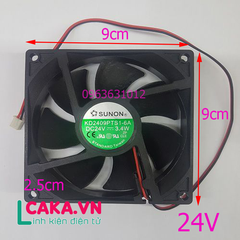 Quạt tản nhiệt 24V 90x90x25mm