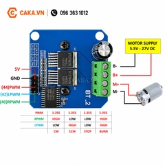 Module Điều Khiển Động Cơ DC BTS7960 43A