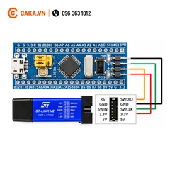Mạch Nạp ST-Link V2 Cho STM8 STM32