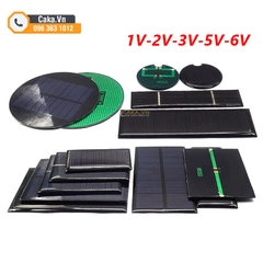 Tấm Pin Năng Lượng Mặt Trời Mini – 1V 2V 3V 5V 6V Cho DIY, Học Tập Và Thí Nghiệm