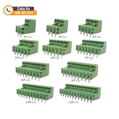 Terminal 2EDG 5.08mm Chân Cong – 2 đến 8 Pin Đấu Dây PCB