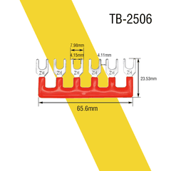 Thanh jump nối tắt cầu đấu domino 15A 25A 3P 4P 6P 12P chuyên dụng
