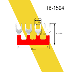 Thanh jump nối tắt cầu đấu domino 15A 25A 3P 4P 6P 12P chuyên dụng