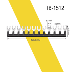 Thanh jump nối tắt cầu đấu domino 15A 25A 3P 4P 6P 12P chuyên dụng