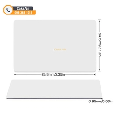 Thẻ Nhựa RFID IC Card 13.56MHz Mifare S50 In Trắng