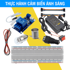 Bài Thực Hành Công Nghệ Lớp 8 Mô Đun Cảm biến ánh sáng 12V Relay