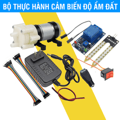 Bài Thực Hành Công Nghệ Lớp 8 Mô Đun Cảm biến độ ẩm đất 12V Relay