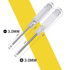 Tô vít bake tua vít dẹp 2 cạnh 3mm dài 95mm