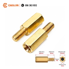 Trụ Đồng M3 Đực Cái 10mm