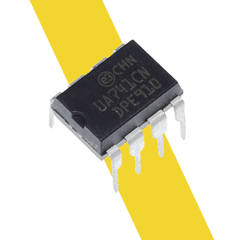 IC Khuếch Đại Thuật Toán UA741 DIP-8 – Op-Amp Cổ Điển 1 Kênh