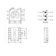 Led RGB 5050 SMD DÁN