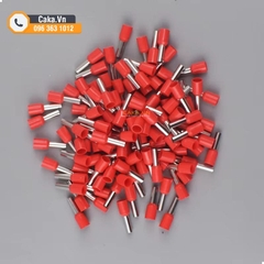 VE2508 Đầu Cos Pin Rỗng Cách Điện - Cosse Kim Đồng Cho Dây Điện 2.5mm²