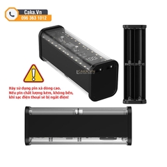 Vỏ sạc dự phòng trong suốt 8 cell 21700 hỗ trợ sạc nhanh PD 25W
