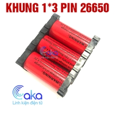 Khung ghép đế pin 26650
