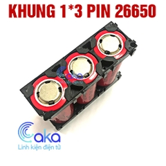 Khung ghép đế pin 26650