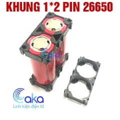Khung ghép đế pin 26650