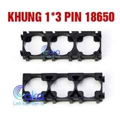 Khung ghép đế pin 18650 (1x3)