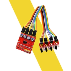 Mạch cảm biến vật cản, Cảm biến dò line 4 kênh