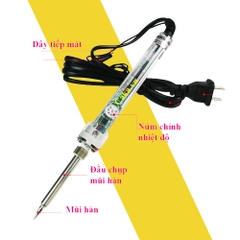 Mỏ hàn điều chỉnh nhiệt độ No907 60W 220V loại tốt