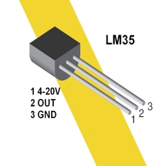 IC Cảm Biến Nhiệt Độ LM35 - Đầu Ra Analog