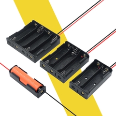 Đế Pin 18650 1/2/3/4 Pin Ra Dây Nối Tiếp
