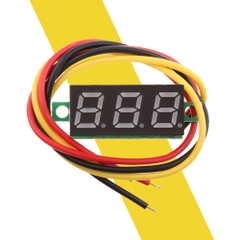 Vôn kế điện tử DC 0.28 inch 0-100V 3 dây đo điện áp