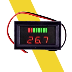 Đồng Hồ Hiển Thị Điện Áp Dung Lượng Pin 12V–60V LED