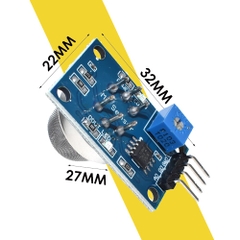 Module Cảm Biến Khí Ga MQ2 Phát Hiện Cháy, Khí Gas, Khói