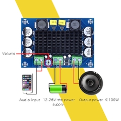 Mạch khuếch đại âm thanh TPA3116D2 mono 100W