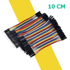 Bộ Dây Cắm Breadboard 10cm – 40 Sợi Đực-Đực, Cái-Cái, Đực-Cái