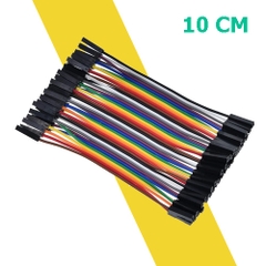 Bộ Dây Cắm Breadboard 10cm – 40 Sợi Đực-Đực, Cái-Cái, Đực-Cái