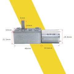 Động Cơ DC Giảm Tốc JGY-370 Hộp Số Vuông