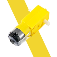 Động cơ giảm tốc vàng kèm bánh xe