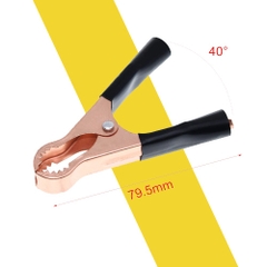 Kẹp Bình Ắc Quy 50A 80mm – Cặp Kẹp Đỏ Đen