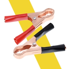 Kẹp Bình Ắc Quy 50A 80mm – Cặp Kẹp Đỏ Đen