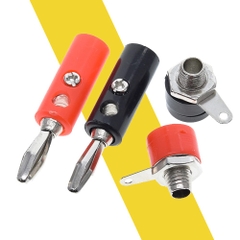 Jack cắm bắp chuối 4mm – Đầu nối điện chắc chắn