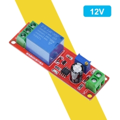 Mạch tạo trễ relay 5V 12V dùng IC NE555 - Điều khiển đóng ngắt tự động