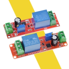 Mạch tạo trễ relay 5V 12V dùng IC NE555 - Điều khiển đóng ngắt tự động