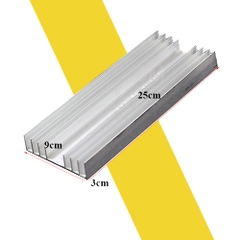 Nhôm tản nhiệt 8 cánh 250x90x30mm