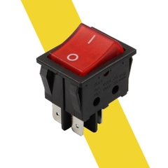 Công Tắc Bập Bênh KCD4 16A 250V – 4 Chân, Có Đèn, Công Suất Lớn