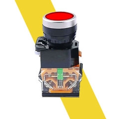 Công tắc nút nhấn nhả đề LA38-11 phi 22mm