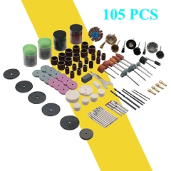 Bộ phụ kiện mài khắc đa năng 105 chi tiết cho máy khoan mài mini