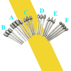 Đầu mài kim cương trục 3mm