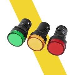 LA38 Đèn báo pha, đèn báo tủ điện 22mm